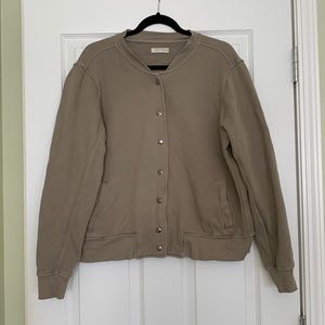 Madewell Miles Bomber Sweatshirt